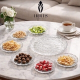 Set 7 đĩa họa tiết mài handmade Irris DE