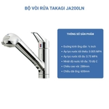 Vòi rửa bát Takagi JA200LN-NNDK02