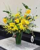 Lọ hoa tháp kim cương Irris 28cm