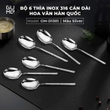 BỘ 6 THÌA INOX 316 CAO CẤP GUME