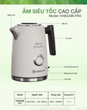 Ấm siêu tốc cao cấp Habibullet KHB2286 PRO