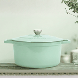 Nồi gang tròn Ciwete 24/27cm nhiều màu