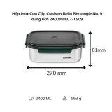 Hộp Inox Cao Cấp Cuitisan Bella nhiều dung tích