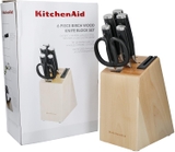 Bộ dao KitchenAid KO6PSTSNOBG 6 món kèm giá để bằng gỗ