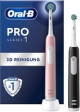 SET 2 BÀN CHẢI ĐÁNH RĂNG ORAL-B PRO SERIES 1 MÀU ĐEN, HỒNG