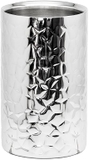 Bình giữ lạnh rượu EDZARD Flaschenkühler Nebraska, Edelstahl, glatt, poliert, doppelwandig, Höhe 20 cm, Durchmesser 12 cm
