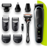 Tông Đơ Chuyên Cạo Tỉa Râu, Tóc, Lông Mũi, Tạo Kiểu Râu Braun MGK5280, 9-in-1