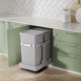 SET 2 THÙNG RÁC TỦ BẾP EKO DECO DUO EK9932 ( 20L + 15L )