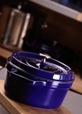 Nồi Gang Staub Round Cocotte Blue 20cm 40510-264-0