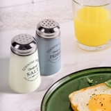 Set đựng muối tiêu Com-Four Shakers in Old English Country House Style 250gr màu xanh trắng set 2 lọ
