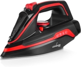 Bàn là hơi nước không dây Lehmann LGOIR-2632 kèm đế sạc 3000W màu đỏ đen