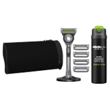 Bộ dao cạo râu nam Gillette Labs kèm dụng cụ làm sạch