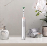SET 2 BÀN CHẢI ĐÁNH RĂNG ORAL-B PRO 3 3900 MÀU TRẮNG ĐEN ( 3 ĐẦU BÀN CHẢI)