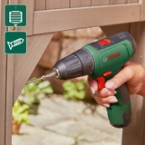 Máy khoan không dây Bosch EasyDrill 1200 (pin 2.0 Ah, Hệ thống 12 Volt, bộ mũi khoan và vặn vít)