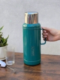 Phích giữ nhiệt 2 lớp inox Kaiyo màu đỏ cherry, dung tích 2,2L