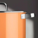Bộ nồi WMF Fusiontec Mineral Pro Set Papaya Orange (gồm 3 nồi + 1 quánh) màu cam