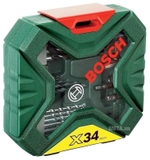 Bộ mũi khoan và vặn vít X-Line Bosch 34 chi tiết