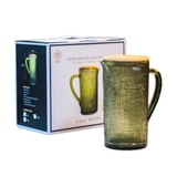 Bình thủy tinh vân lưới dập nổi  SEKA 1000ml