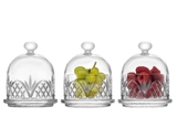 Set 3 Godinger Mini Domes để bơ, bánh kem, hoa quả