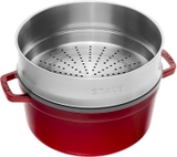 Nồi gang STAUB COCOTTE STAUB CHE 26CM 5,2L kèm xửng hấp
