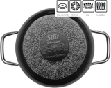 BỘ 4 NỒI SILIT ELEGANCE LINE MÀU ĐEN
