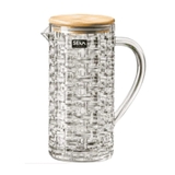 Bình thủy tinh vân lưới dập nổi  SEKA 1000ml