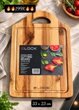 THỚT 2LOCK ACACIA CUTTING BOARD 33 X 23CM