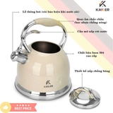Ấm đun nước cao cấp Kailer KL-266