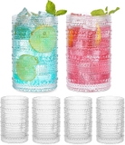 Set 6 cốc thủy tinh Hobnail Highball 380ml