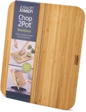 Thớt tre gấp cỡ lớn Joseph Joseph Bamboo 60112 Chop2Pot