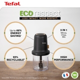 Máy xay mini đa năng 500ml TEFAL MQ80E838 Eco Respect Chopper 400W