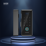 Khoá vân tay cửa kính Faster FSG01 BL