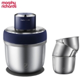 Máy xay thịt và bóc tỏi 03 cối inox cao cấp Morphy Richards MR9401