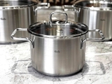 Bộ nồi Fissler Satitherm 2026 chất liệu thép bóng mờ