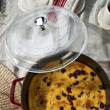 CHẢO GANG STAUB 28CM CÓ NẮP KÍNH