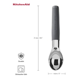 Muôi múc kem KitchenAid KAS117OHCGG màu xám than
