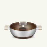 Nồi lẩu siêu chống dính Haatz HTA830Titanium Aura, size 30 cm, 2 quai