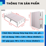 Giường gấp gọn nikita chính hãng NKT-Q193