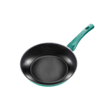 Chảo inox 3 đáy chống dính lòng sâu Arber Màu xanh