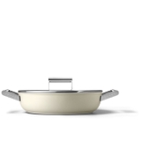 Nồi chảo SMEG CKFD2811CRM màu kem (vung kính)