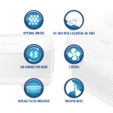 Máy lọc không khí để bàn TotalClean Homedics AP-DT10WT
