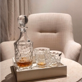 Bộ bình rượu Marble Crystal Bohemia