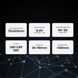 Khóa cửa nhận diện khuôn mặt Faster FS008FD3D-BS Face ID