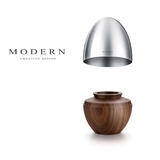 LỌ ĐỰNG TĂM HÌNH QUẢ TRỨNG MODERN