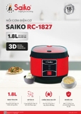 NỒI CƠM ĐIỆN SAIKO RC-1827