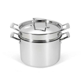 Bộ Nồi Inox 304 Saiko SILVER06 (4 Nồi, 1 Chảo, 1 Chõ Hấp)