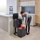 Thùng rác 2 ngăn Joseph Joseph 30065 Totem Compact 40L