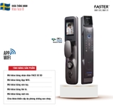 Khóa cửa nhận diện khuôn mặt Faster FS008FD3D-SV Face ID