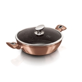 Nồi chảo có nắp 2 quai cầm Berlinger Haus BH/1519N 28cm - màu rose gold