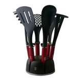 Set dụng cụ nấu ăn 7 chi tiết Berlinger Haus BH/6241N - màu đen/đỏ